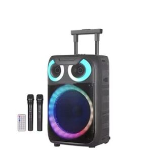 Mitsun 12" Bluetooth Trolley Speaker with...