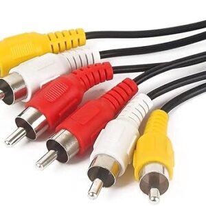 3 RCA Audio Video AV Cable.