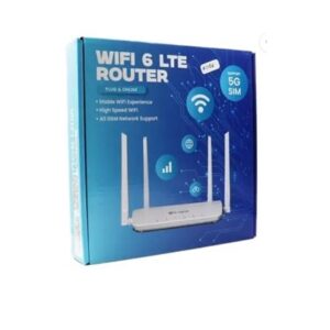 HI-FOCUS 4G-W6 5G 4 Antenna Sim WiFi 6 LTE Router 4G Router